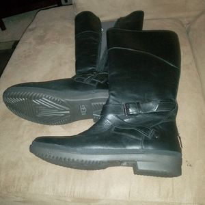 UGG EVANNA Stout TALL WATERPROOF LEATHER SNOW BOOT